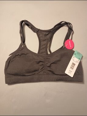 Fruit Of The Loom Girls' Black And Gray Bras